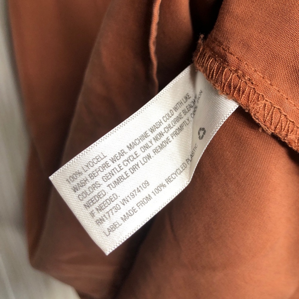Universal Thread Lyocell Burnt Orange Rust Dress … - image 4